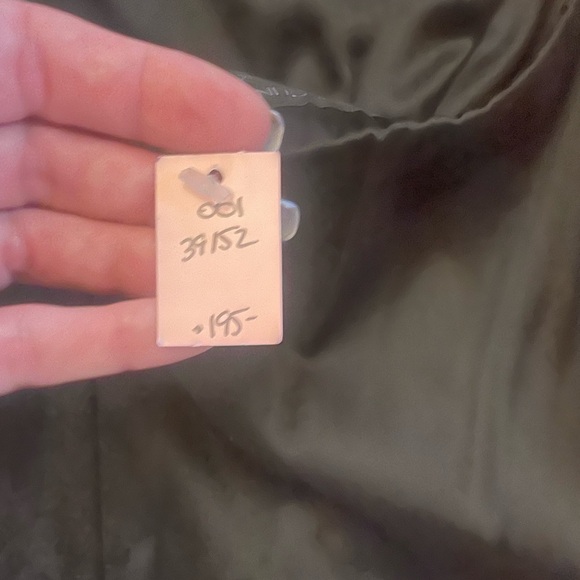 New Vintage 90s Jessica McClintock Gunne Sax Black Satin Tuxedo Strapless Dress - Picture 4 of 10